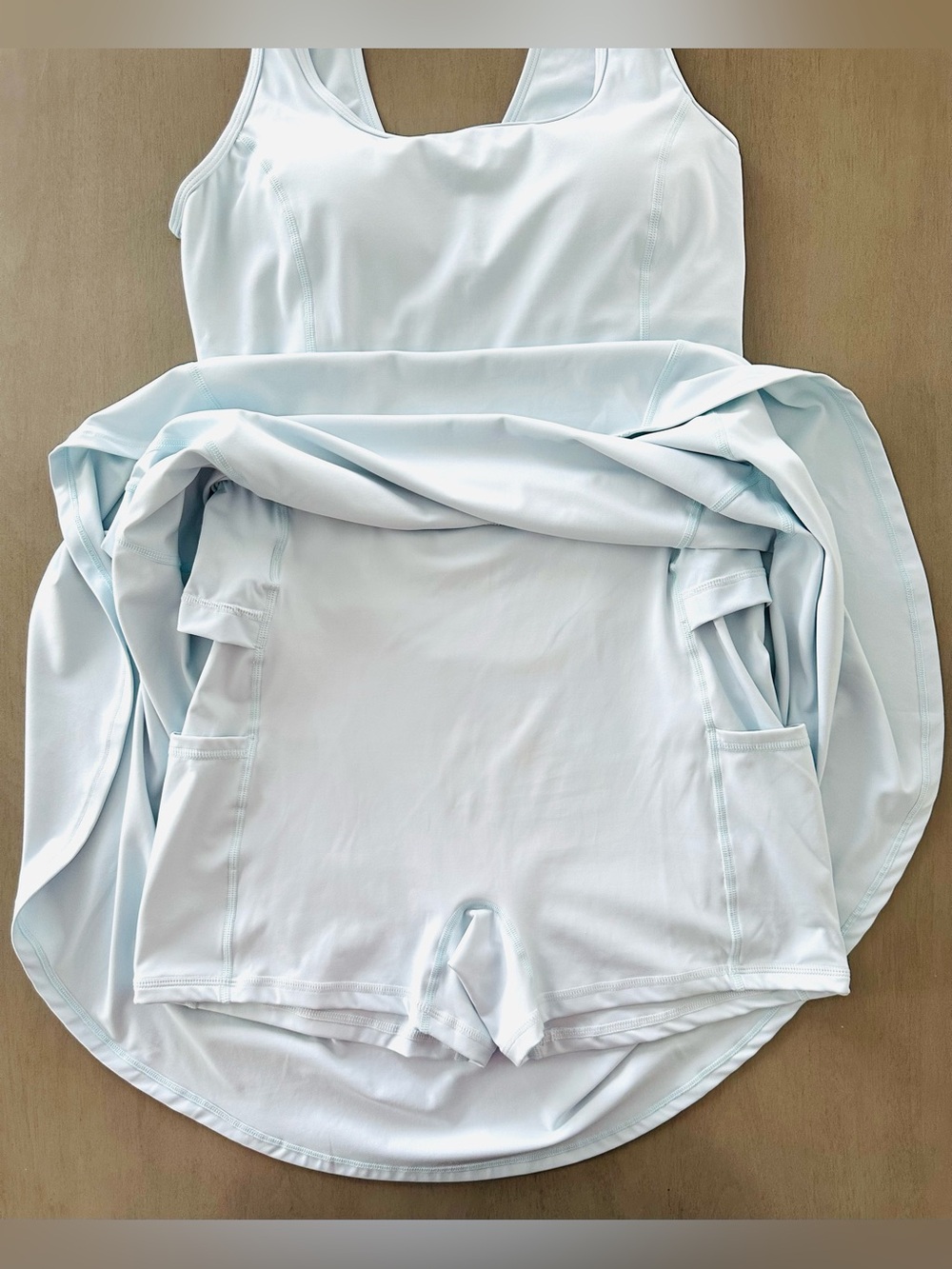HALARA SoftlyZero Airy 2n1 Cool Touch Longer Mini Active Dress with Pockets - Picture 7 of 13
